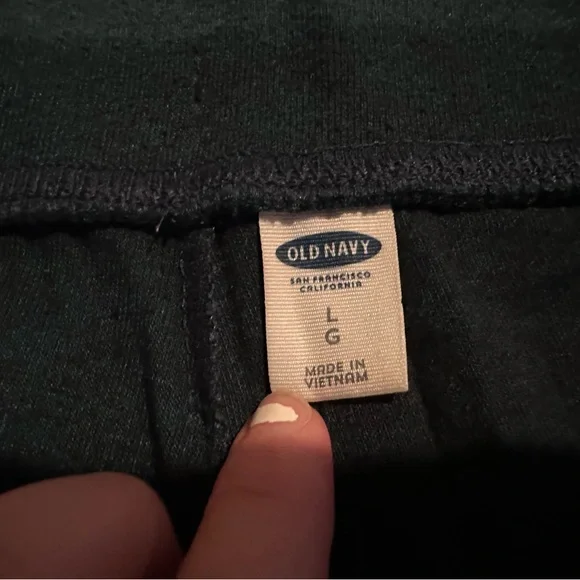 Women’s Size- large- Old Navy turquoise Drawstring sweat Pants - Picture 5 of 10